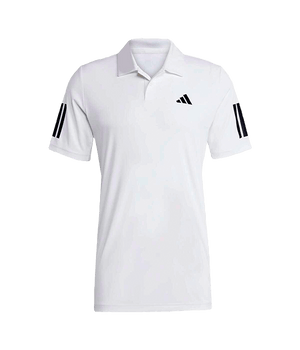 Polo Adidas Club 3STR White 2025 Padel Clothes Adidas
