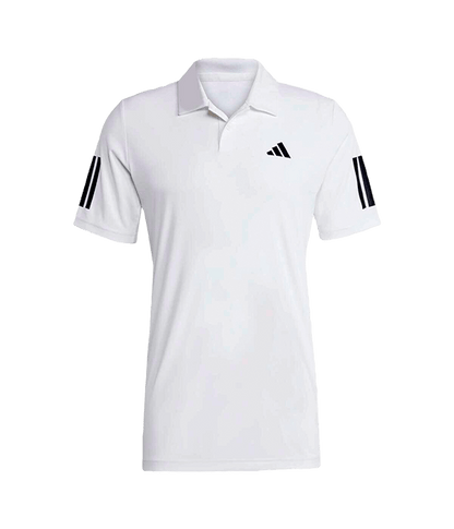 Polo Adidas Club 3STR White 2025 Padel Clothes Adidas