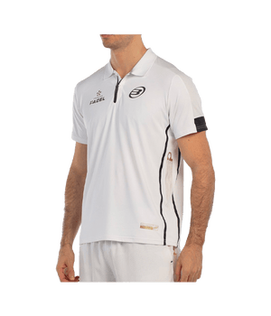 Polo Bullpadel Bogue White 2025 Padel Clothes Bullpadel