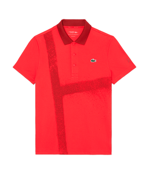Polo Lacoste Novak Djokovic Red/Granate 2025 Padel Clothes Lacoste