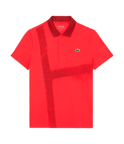 Polo Lacoste Novak Djokovic Red/Granate 2025 Padel Clothes Lacoste