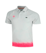 Polo Lacoste Roland Garros White/Pink 2025 Padel Clothes Lacoste