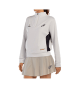 Hoodie Bullpadel Airar Women White 2025 Padel Clothes Bullpadel