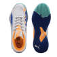 Puma Nova Smash White-Blue-Heat Fire-Black 2025 Padel Shoes Padel Shoes Puma